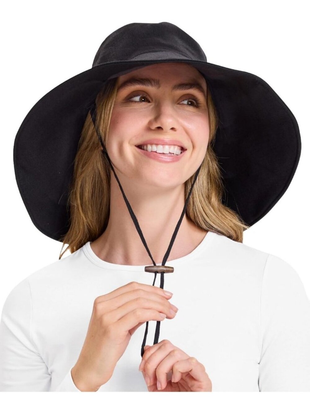 Ultra-Wide Cotton Linen Sun Hat for Women, UPF 50+ UV Protection, Stylish Summer